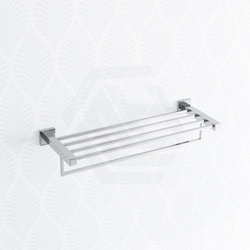 Ottimo Chrome Towel Rack 600Mm Stainless Steel Wall Mounted Bathroom Products