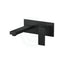 Ottimo Matt Black Bath Spout Basin Wall Mixer With Water Mixers