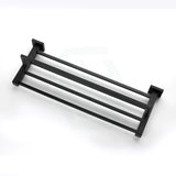 Ottimo Matt Black Towel Rack Shelf 600mm Stainless Steel Bathroom Products