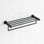 Ottimo Matt Black Towel Rack Shelf 600mm Stainless Steel Bathroom Products