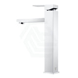 Ottimo Solid Brass Square Chrome Tall Basin Mixer Bathroom Vanity Tap Products