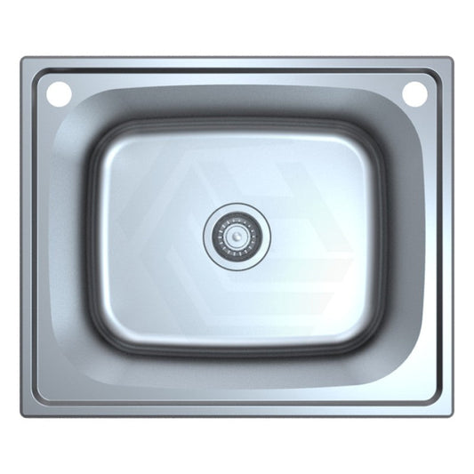 Otus 600X500X250Mm Drop-In Single Bowl Stainless Steel Laundry Sink Kitchen Sinks