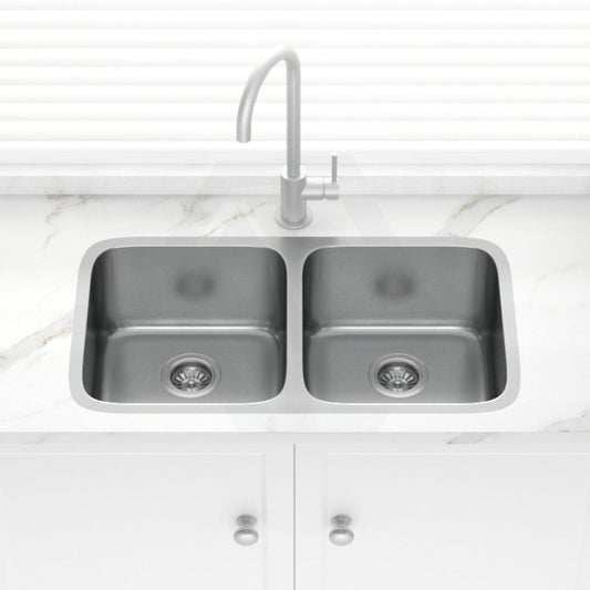 Otus 822X460X230Mm Double Bowls Undermount Kitchen Sink Stainless Steel 304 Sinks