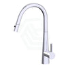 Otus Lux Chrome Dr Brass Round Mixer Tap With 360° Swivel And Pull Out For Kitchen Sink Mixers