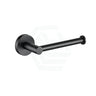 Otus Round Black Toilet Paper Roll Holder Brass Wall Mounted Holders