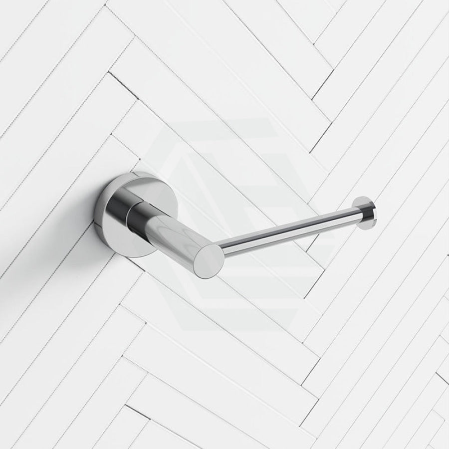 Euro Pin Lever Round Chrome Toilet Paper Roll Holder Stainless Steel Wall Mounted Holders