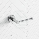 Euro Pin Lever Round Chrome Toilet Paper Roll Holder Stainless Steel Wall Mounted Holders
