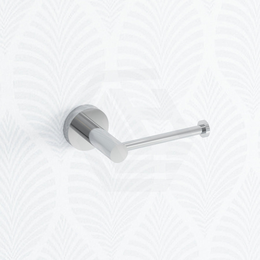 Euro Pin Lever Round Chrome Toilet Paper Roll Holder Stainless Steel Wall Mounted