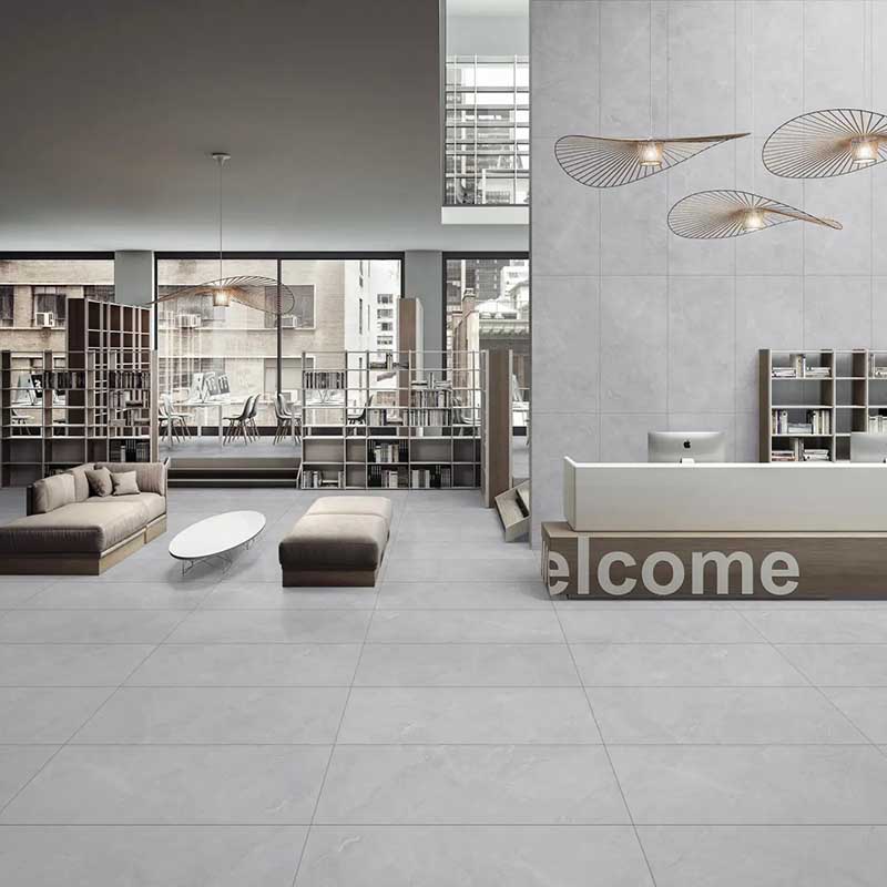 Cameo Light Grey Stone Look Soft Matt 600x1200mm Tile