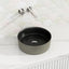 346X346X114Mm Round Matt Black & Green Above Counter Ceramic Basin Other Colour Basins