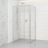 Framed Shower Screen L Shape Sliding 3 Panels