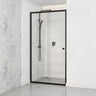 920-1750x2000mm Semi-Frameless Shower Screen Sliding Door Wall to Wall Variant Colour Hardwares 6mm Glass