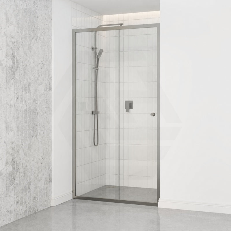 920-1750x2000mm Semi-Frameless Shower Screen Sliding Door Wall to Wall Variant Colour Hardwares 6mm Glass