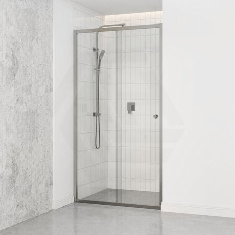 920-1750x2000mm Semi-Frameless Shower Screen Sliding Door Wall to Wall Variant Colour Hardwares 6mm Glass
