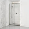 920-1750x2000mm Semi-Frameless Shower Screen Sliding Door Wall to Wall Variant Colour Hardwares 6mm Glass