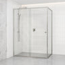 920-1750x2000mm L Shape Shower Screen Sliding Door Variant Colour Semi-frameless 6mm Glass with Return Panel
