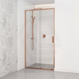 920-1750x2000mm Semi-Frameless Shower Screen Sliding Door Wall to Wall Variant Colour Hardwares 6mm Glass