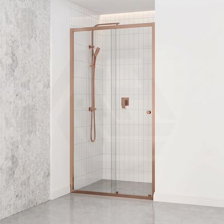 920-1750x2000mm Semi-Frameless Shower Screen Sliding Door Wall to Wall Variant Colour Hardwares 6mm Glass