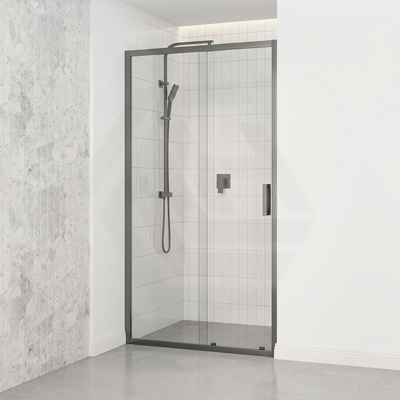 920-1750x2000mm Semi-Frameless Shower Screen Sliding Door Wall to Wall Variant Colour Hardwares 6mm Glass
