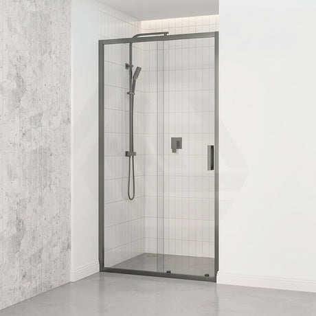 920-1750x2000mm Semi-Frameless Shower Screen Sliding Door Wall to Wall Variant Colour Hardwares 6mm Glass