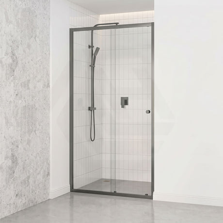 920-1750x2000mm Semi-Frameless Shower Screen Sliding Door Wall to Wall Variant Colour Hardwares 6mm Glass