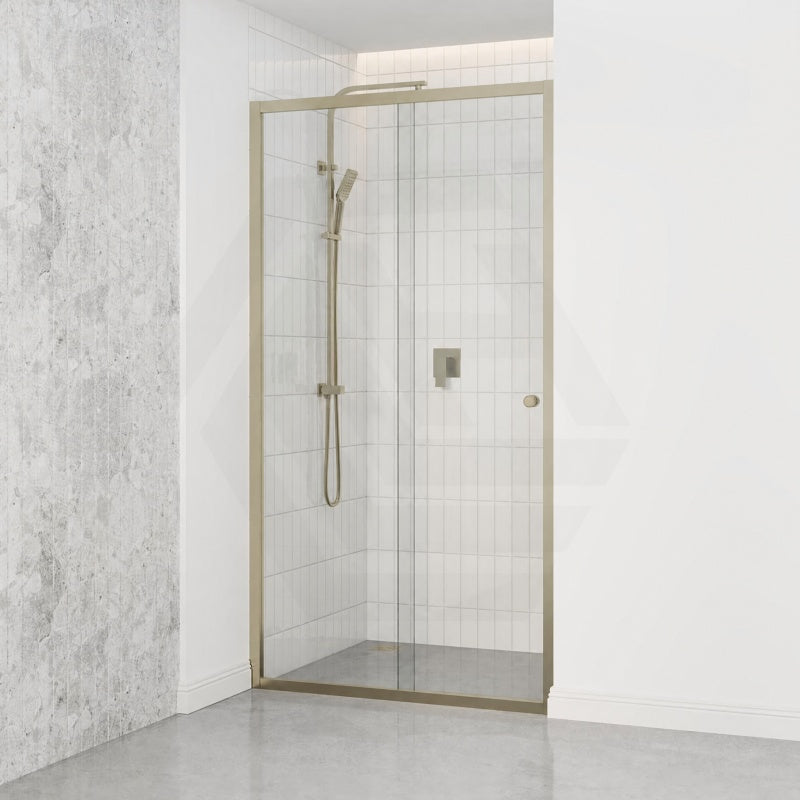 920-1750x2000mm Semi-Frameless Shower Screen Sliding Door Wall to Wall Variant Colour Hardwares 6mm Glass