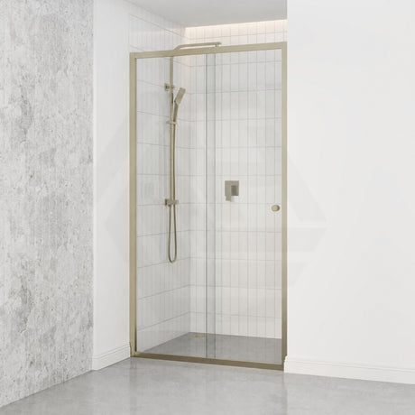 920-1750x2000mm Semi-Frameless Shower Screen Sliding Door Wall to Wall Variant Colour Hardwares 6mm Glass