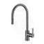 Otus Gun Metal DR Brass Round Pull Out Sink Mixer Tap with 360° Swivel