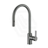 Otus Gun Metal DR Brass Round Pull Out Sink Mixer Tap with 360° Swivel