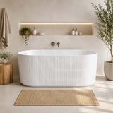 Ceto Ally Groove Freestanding Acrylic Bathtub Modern 1500 / 1700mm - Variant Colour