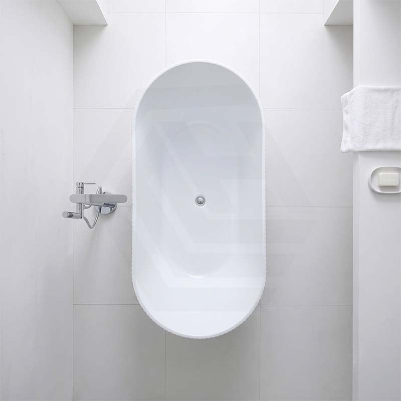 Ceto Ally Groove Freestanding Acrylic Bathtub Modern 1500 / 1700mm - Variant Colour