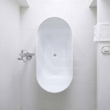 Ceto Ally Groove Freestanding Acrylic Bathtub Modern 1500 / 1700mm - Variant Colour