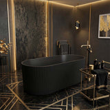 Ceto Ally Groove Freestanding Acrylic Bathtub Modern 1500 / 1700mm - Variant Colour