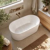 Ceto Ally Groove Freestanding Acrylic Bathtub Modern 1500 / 1700mm - Variant Colour