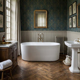 Ceto Ally Groove Freestanding Acrylic Bathtub Modern 1500 / 1700mm - Variant Colour