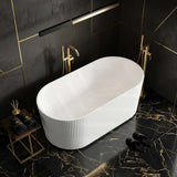 Ceto Ally Groove Freestanding Acrylic Bathtub Modern 1500 / 1700mm - Variant Colour