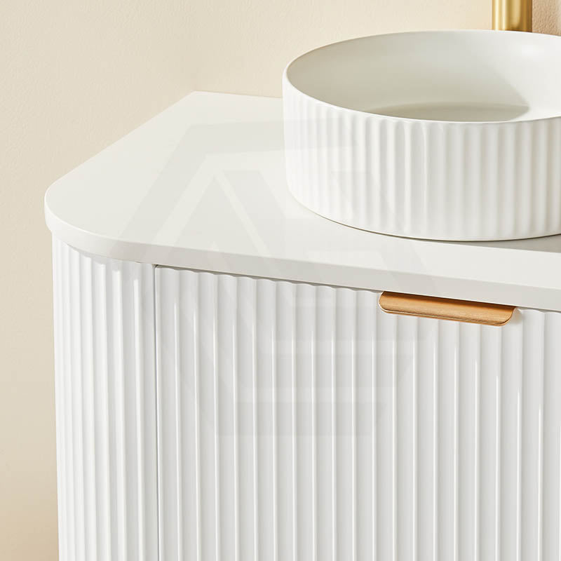 1500mm Ceto Avalon Matt White/Black Wall Hung Bathroom PVC Vanity Single/Double Bowls