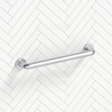 600mm Satin Stainless Steel Straight Bar for Handicap or Disabled Toilet and Bathtub