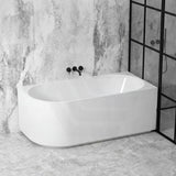 Ceto Capri Left / Right Corner Back to Wall Bathtub NO Overflow 1500/1700mm - In Various Colour