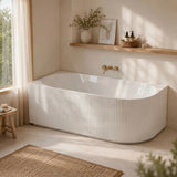Ceto Capri Left / Right Corner Back to Wall Bathtub NO Overflow 1500/1700mm - In Various Colour
