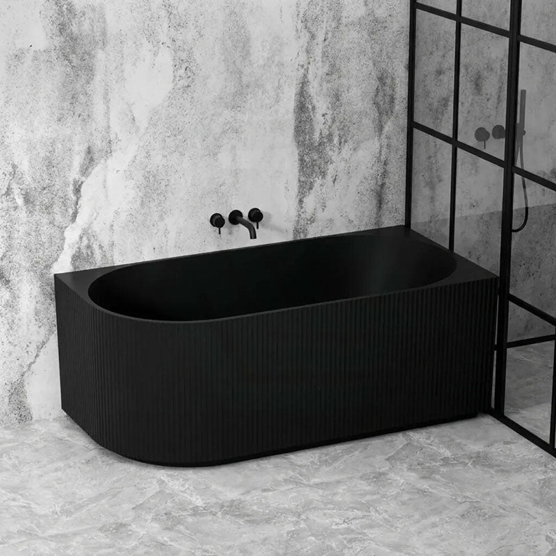 Ceto Capri Left / Right Corner Back to Wall Bathtub NO Overflow 1500/1700mm - In Various Colour