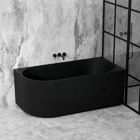Ceto Capri Left / Right Corner Back to Wall Bathtub NO Overflow 1500/1700mm - In Various Colour