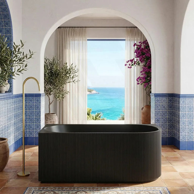 Ceto Capri Left / Right Corner Back to Wall Bathtub NO Overflow 1500/1700mm - In Various Colour