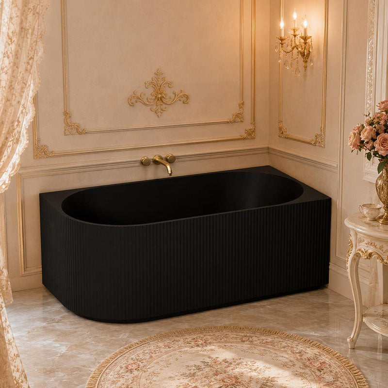 Ceto Capri Left / Right Corner Back to Wall Bathtub NO Overflow 1500/1700mm - In Various Colour