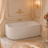 Ceto Capri Left / Right Corner Back to Wall Bathtub NO Overflow 1500/1700mm - In Various Colour