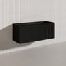 Kirribilli Wall Hung Bathroom Vanity PVC Board Cabinet ONLY&Stone Top&Single/Double Bowl Available 1200mm - Matt Black/Matt White