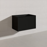 Kirribilli Wall Hung Bathroom Vanity PVC Board Cabinet ONLY&Stone Top Available 750mm - Matt Black/ Matt White