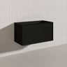 Kirribilli Wall Hung Bathroom Vanity PVC Board Cabinet ONLY&Stone Top Available 900mm -  Matt Black/Matt White