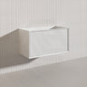 Kirribilli Wall Hung Bathroom Vanity PVC Board Cabinet ONLY&Stone Top Available 900mm -  Matt Black/Matt White