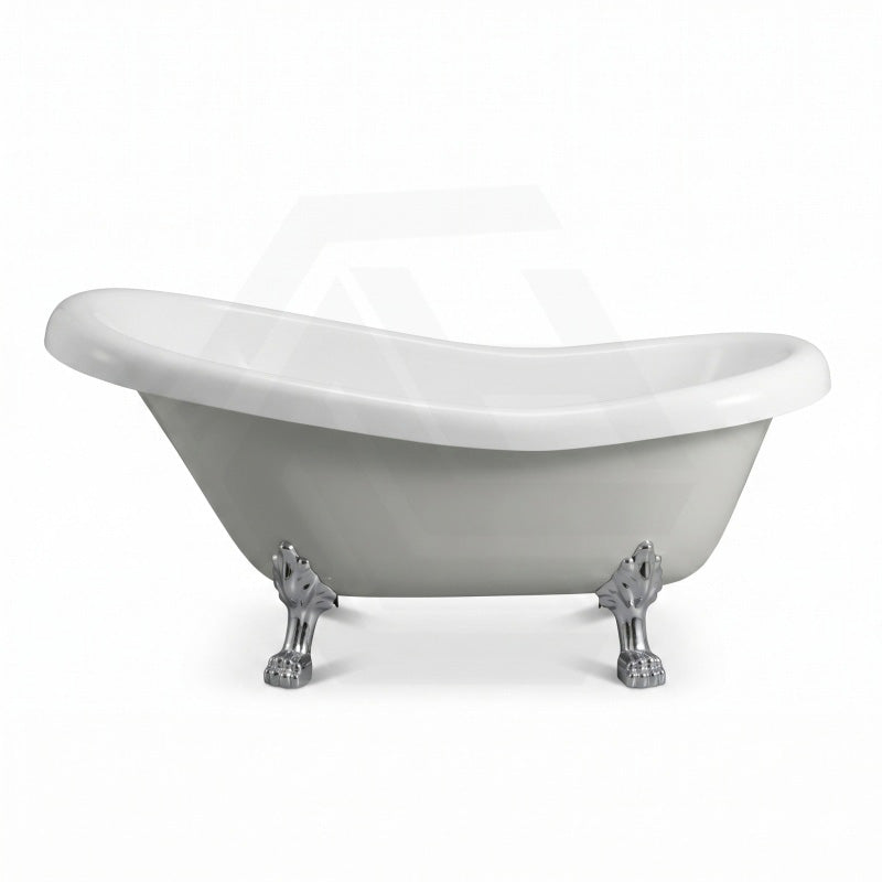 1700mm Espada Gloss White Clawfoot Bathtub NO Overflow - MyHomeware